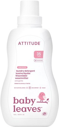 ATTITUDE - Baby Leaves Wasmiddel Ongeparfumeerd (6 stuks)