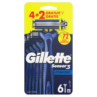 Gillette Sensor3 Comfort - 6 wegwerpmesjes