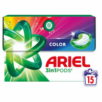 Ariel 3 in 1 Bonte was wascapsules - 15 wasbeurten