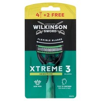 Wilkinson Xtreme 3 Flexible Comfort Sensitive - 6 wegwerpmesjes