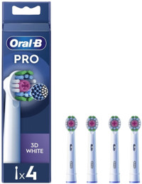 Oral-B 3D White opzetborstels - 4 stuks