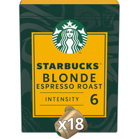 Starbucks Blonde Espresso Roast Nespresso-cups - 18 stuks