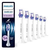 Philips S2 Sensitive opzetborstels - 6 stuks