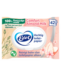 Edet Amandel vochtig toiletpapier - 42 vellen