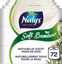 Nalys Soft Bamboo toiletpapier 2-laags - 72 rollen