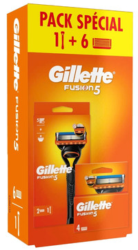 Gillette Fusion5 scheersysteem + 6 mesjes
