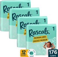 Rascal + Friends Premium luiers maat 1 - 176 stuks