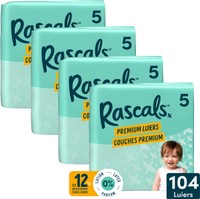 Rascal + Friends Premium luiers maat 5 - 104 stuks