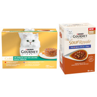 Gourmet Gold Geraffineerde ragoutmix natvoer voor katten - 10,32 kg