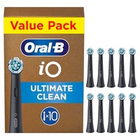 Oral-B iO Ultimate Clean zwarte opzetborstels - 10 stuks