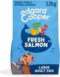 Edgard & Cooper Adult Graanvrij verse zalm voor grote honden Hypoallergene hondenbrokken - 12 kg
