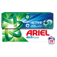 Ariel 4 in 1 Actieve Geurbestrijding wascapsules - 19 wasbeurten