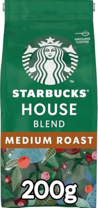 Starbucks House Blend medium gebrande gemalen koffie - 200 gram