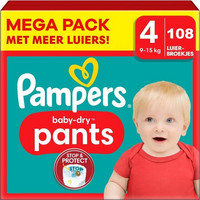 Pampers Baby Dry luierbroekjes maat 4 - 108 stuks