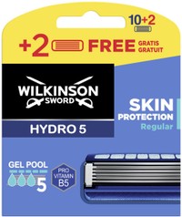 Wilkinson Sword Hydro 5 Skin Protect Regular scheermesjes voor mannen - 12 stuks
