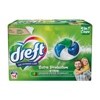 Dreft Caps 4-in-1 Origineel wascapsules - 14 wasbeurten