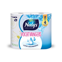 Nalys Vochtvangers keukenpapier - 2 rollen