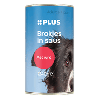 Plus Brokjes in saus met rund 1240 g