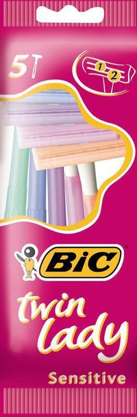 BIC Twin Lady - 5 wegwerpmesjes