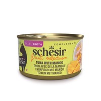 Schesir Cat Fruit Selection tonijn en mango in bouillon natvoer voor katten - 1,8 kg