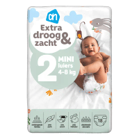 Albert Heijn Extra Droog & Zacht luiers maat 2 - 18 stuks
