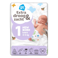 Albert Heijn extra droog & zacht luiers maat 1 - 20 stuks