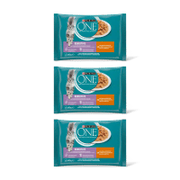 Purina ONE Sensitive hondenvoer met kip en wortels - 3 stuks