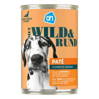 Albert Heijn Paté rund & wild natvoer voor honden - 400 gram