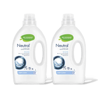 Neutral Witte was parfumvrij wasmiddel 2-pack 2 stuks