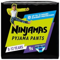 Pampers Ninjamas nachtluiers jongens 8-12 jaar - 9 stuks
