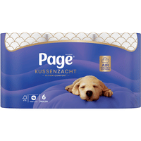 Page Kussenzacht toiletpapier 3-laags - 6 rollen