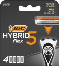 BIC Hybrid Flex 5 scheermesjes - 4 stuks