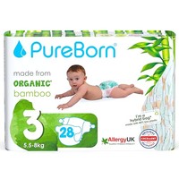 PureBorn luiers maat 3 - 28 stuks
