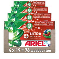 Ariel 4 in 1 Ultra Vlekverwijderaar wascapsules - 76 wasbeurten