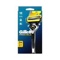 Gillette Fusion ProShield scheersysteem + 2 navulmesjes