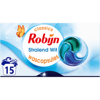 Robijn Classics 3-in-1 Stralend Wit wascapsules - 15 wasbeurten