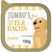 Jumbo Junior Paté met Ei & Bacon natvoer voor honden - 150 gram