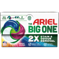 Ariel The Big One stralende kleuren wascapsules - 15 wasbeurten