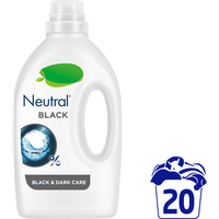 Neutral Black & Dark Care vloeibaar wasmiddel voor donkere was - 20 wasbeurten