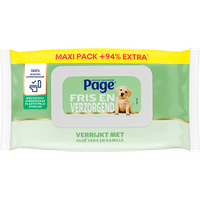 Page Aloë Vera Maxi vochtig toiletpapier - 74 vellen